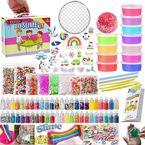 ESSENSON Kit de Slime - Kit de fabrication de slime pour l'artisanat d'art de...