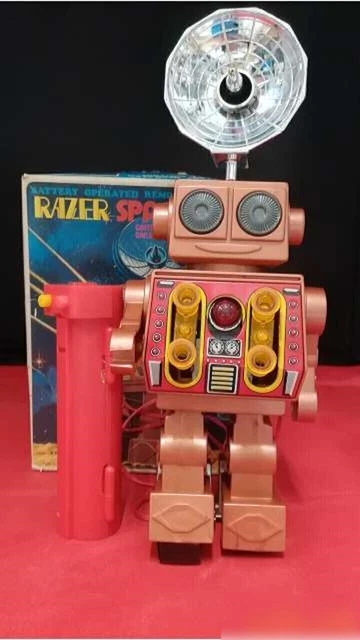 Planet robot - Mechanical - Robot Métal vintage en boite - Ha Ha Toy