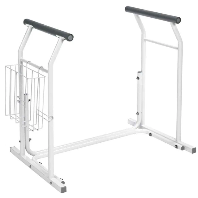 RIDDER Maniglioni di Sicurezza Mobili per WC 150 kg Bianco Maniglia Ortopedica R
