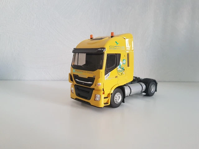 Camion Iveco Stralis Eligor 1/43 - Tracteur Routier Métal, Boîte Abîmée