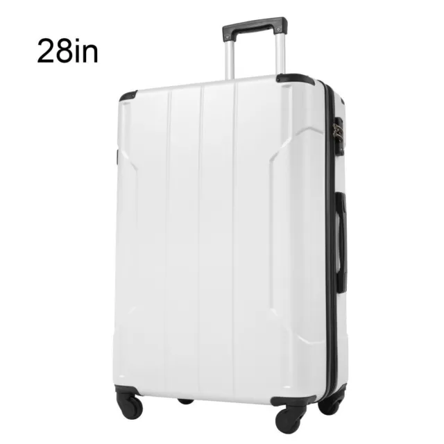 Hardshell Luggage Spinner Suitcase with TSA Lock Lightweight Expandable 28''