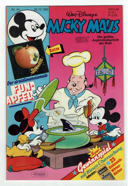 #54# Micky Maus Heft Nr. 44 vom 26.10.1985 aus dem EHAPA Verlag Walt Disney
