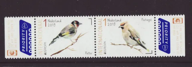 Netherlands 2019 MNH - EUROPA - National Birds - set of 2 stamps