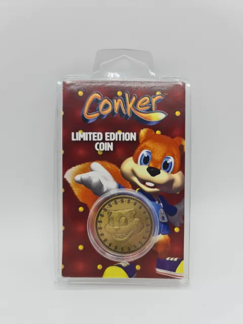 Bad Fur Day - Conker Limited Edition Coin - NEU OVP Limited 2001 Microsoft XBOX