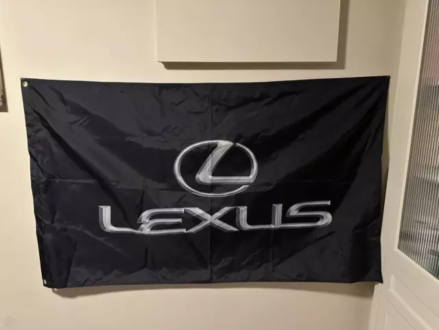 Lexus Logo Flag/Banner/Wall Decor 59"L x 35"H