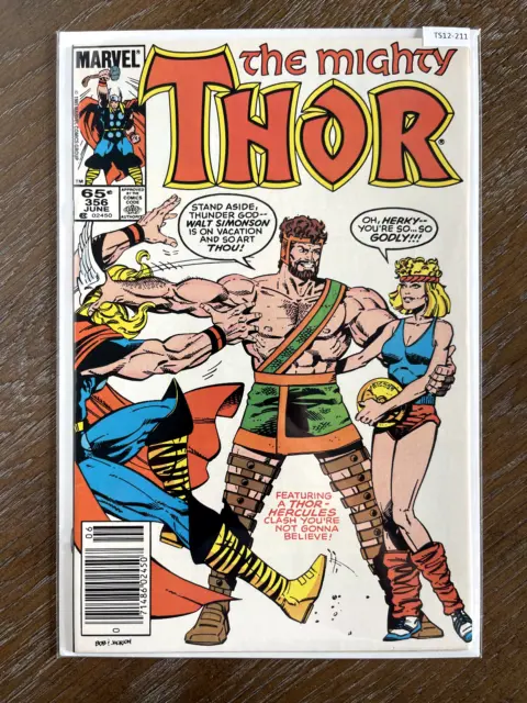 The Mighty Thor #356 Marvel Comic Book Newsstand 8.5 Ts12-211