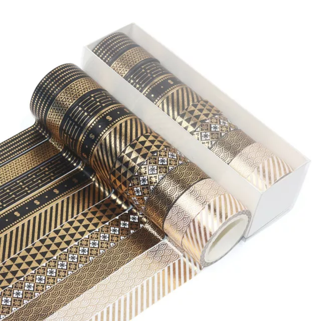 Gold Washi Tapes Washi Paper Decorative Tapes Crafts Tapes Gold Tapes  DIY