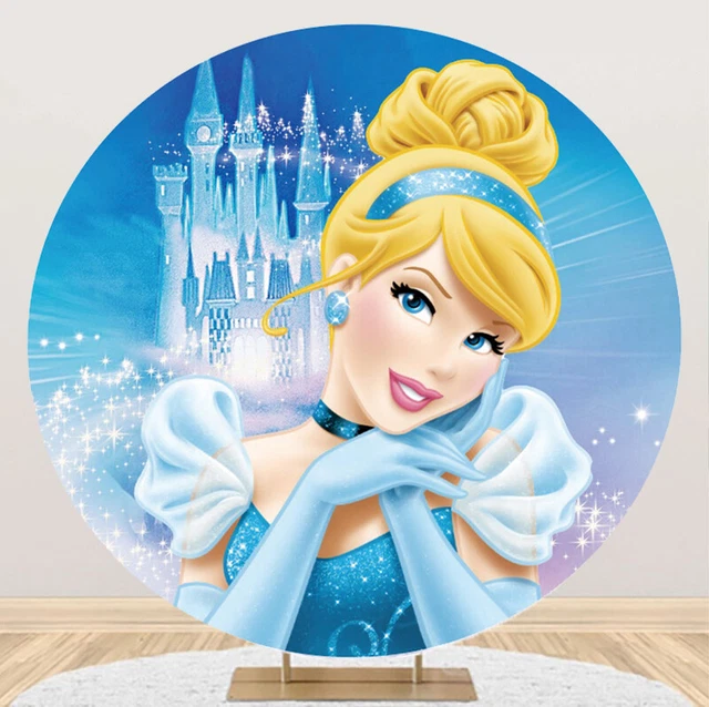 Round Princess Background ROUND CIRCLE PRINCESS Sofia Backdrop Happy Birthday Photo Background ...