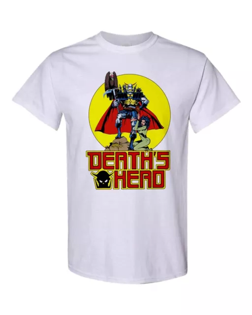 Death's Head robot bounty hunter T-Shirt retro 1980's Marvel Comics graphic tee