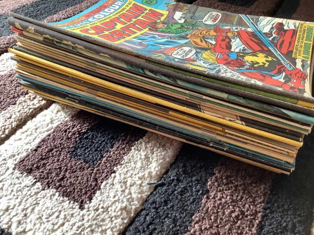 1 - 39 CAPTAIN BRITAIN MARVEL UK COMICS 1976-77 & #8 PSYLOCKE Betsy Braddock 13
