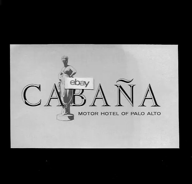 Cabana Luxury Motor Hotel In Palo Alto,California 1963 Ad