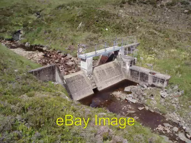 Photo 6x4 Hydro-electric Scheme Allt Coire nam Moine Hydro-electric dam o c2006