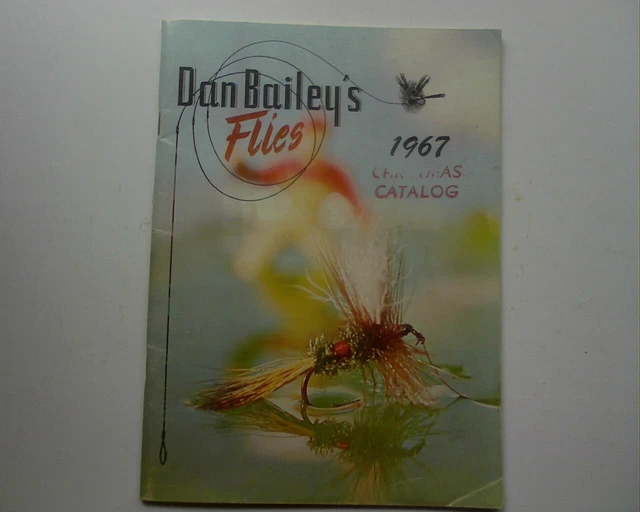 VINTAGE 1967 DAN Bailey's Fishing Flies Catalog, catalogue RARE