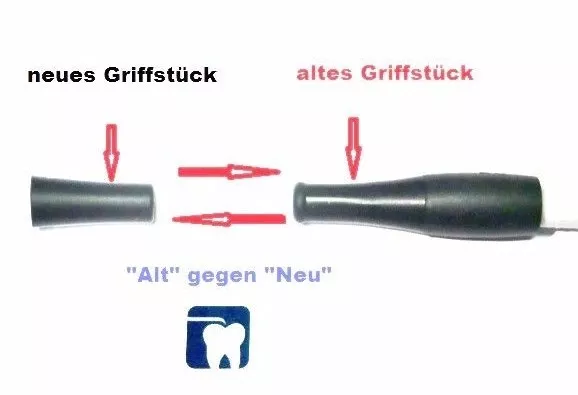 Griffstück  "ERSATZ"  f.  Speichelzieher/Saughandstück SIRONA  M1 / E 2