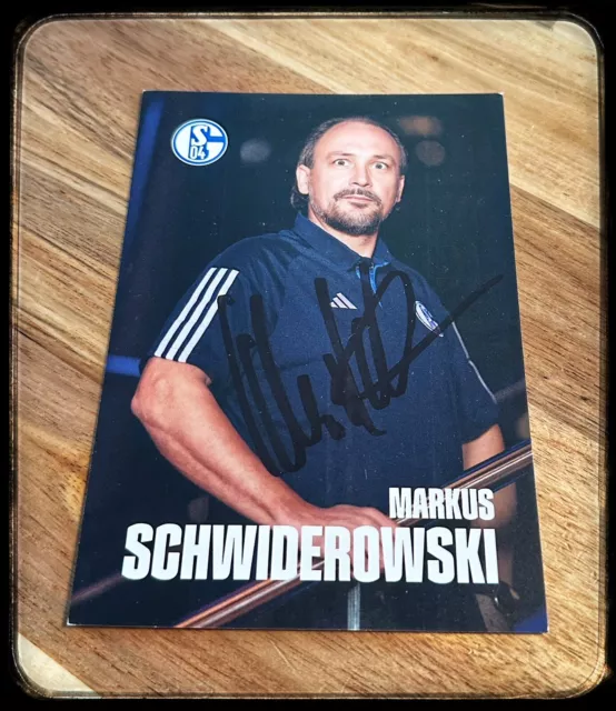 NEU * Autogrammkarte von  Markus Schwiderowski * FC Schalke 04 * S04 * 23/24 *