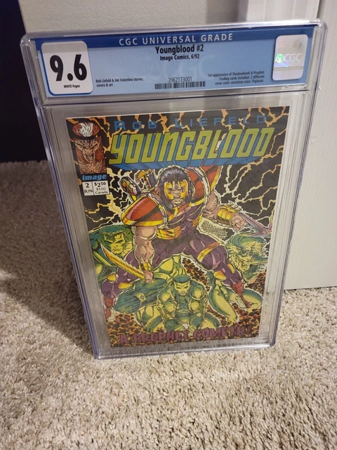 Youngblood 2 CGC 9.6 1992 1st Appearance of Shadowhawk & Prophet 🔑 🔥