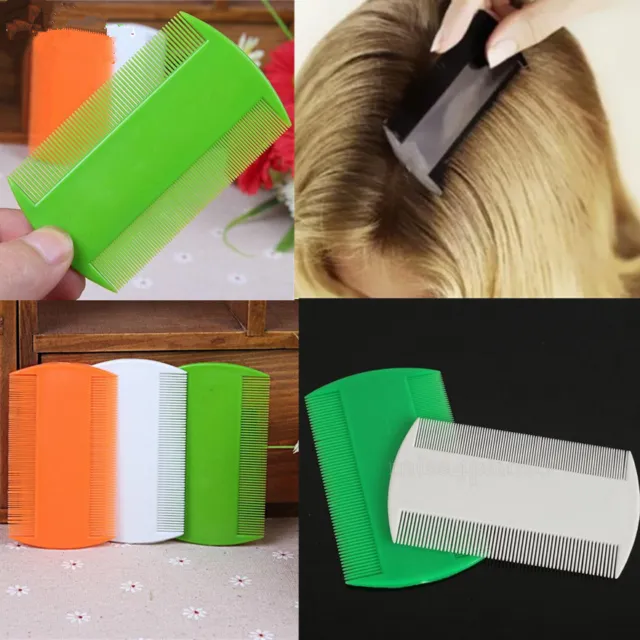 3PCS Double Sided Durable For Head Lice Detection Comb Pet Dog Flea