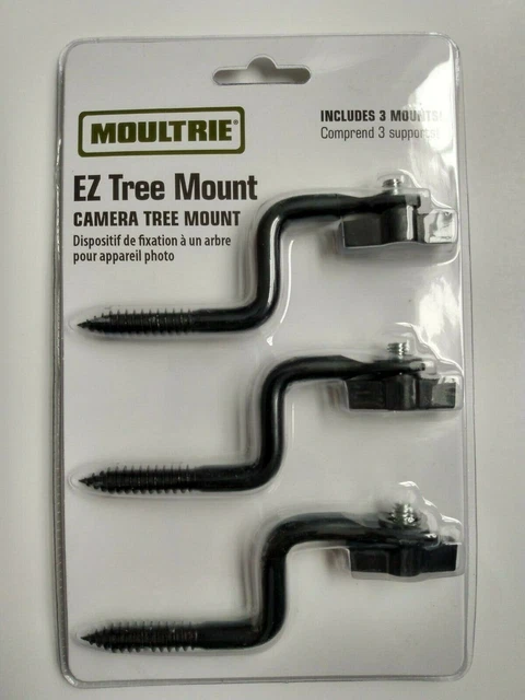 Moultrie EZ Tree Mount for Game Camera  3 Pack Deer Hunting MFH-TM12