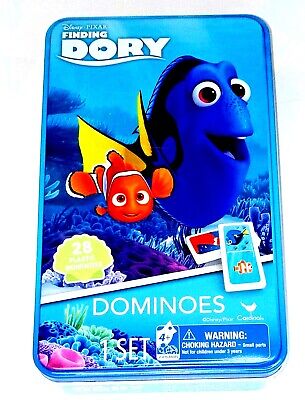 Finding Dory Dominoes With Decrative Tin Disney Pixar. Complete