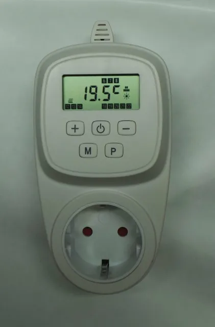 Thermostat de Socket Programmable 7 Journée Programme Hebdomadaire 230V 16A #A44 3