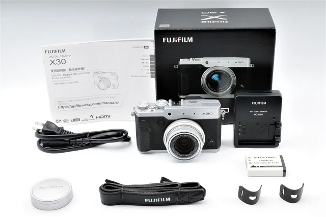 [MINT in Box] Fujifilm FinePix X30 12.0MP Digital Camera Silver From JAPAN