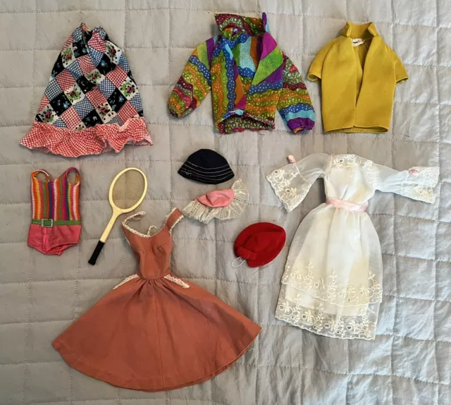 Mattel Vintage Tagged Mod Clothes Lot for Barbie, Francie, Skipper,  & Ken