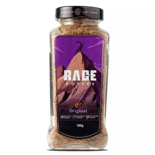 Rage Coffee - Premium 100% Ethiopian Arabica Instant Coffee  (Original Flavour)