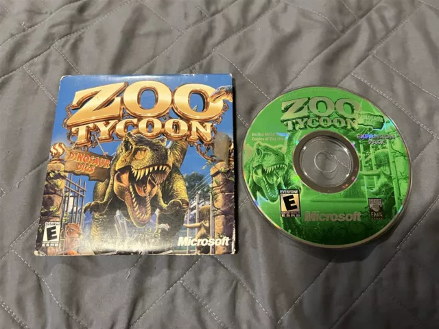 Zoo Tycoon With Double Expansion Pack Marine Mania Dino Digs NICE LOOK!