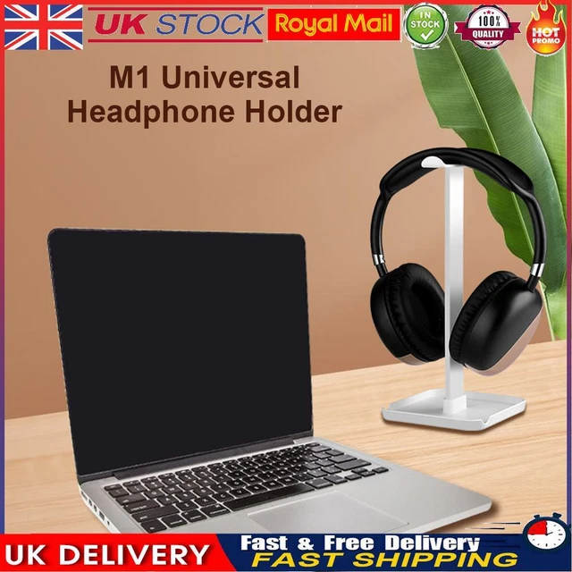 M1 Headphone Holder Hanger Earphone Desktop Display Stand Bracket (White)
