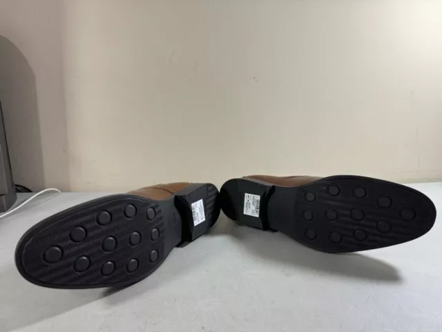 CLARKS MEN'S WHIDDON Step Loafers Slip On Brown Leather 9.5 Medium ...