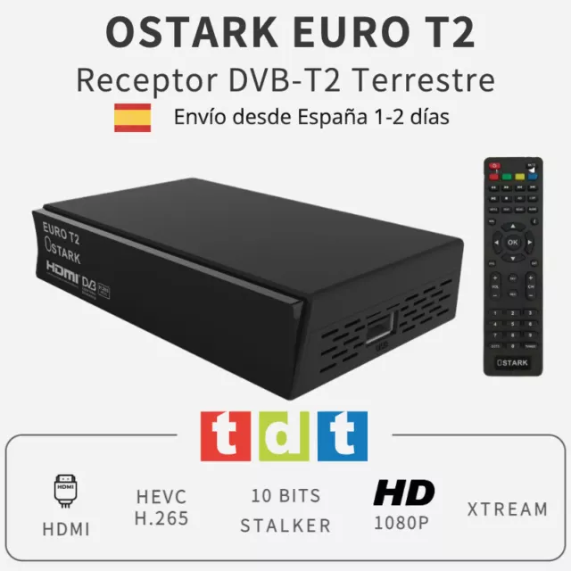 Sintonizador DVB-T2/T HD 1080p receptor de televisión digital