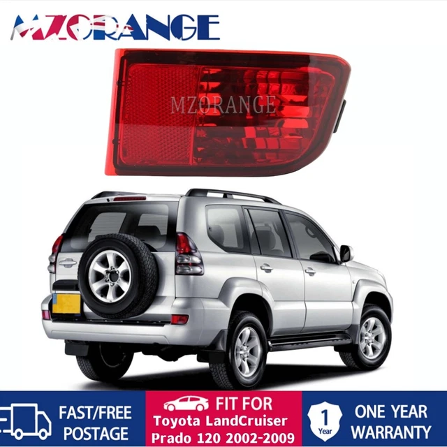 2x LED Rear Bumper Fog Lights For Toyota Land Cruiser Prado J120 (2002-2009) – Direct Fit Set