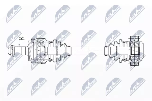 Antriebswelle NTY NPW-BM-148 für BMW 3er Touring E91 1er E87 E81 E90 E82 E92 E88