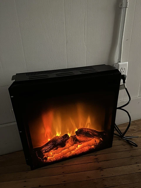 ALTRA FLAME GLASS Front Electric Fireplace Insert $175.00 - PicClick