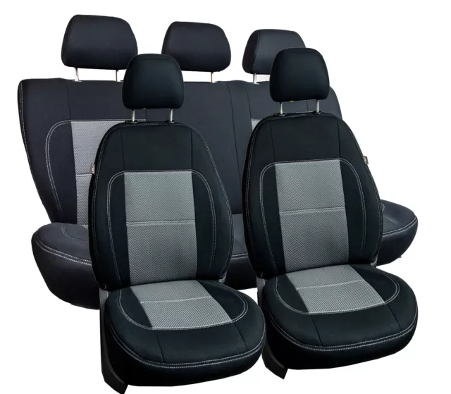 Autositzbezüge Sitzbezüge Maßgefertigt für Nissan Terrano I Erjot Grau
