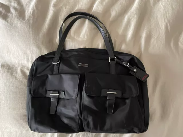Black TUMI Munich Tote Travel Handbag Carry-on, RARE