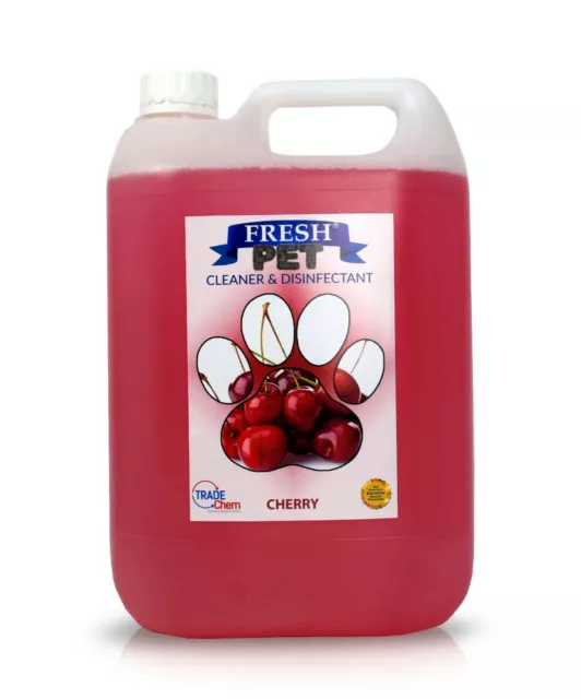 Kennel Cattery Cleaner And Disinfectant Cherry 5L  Fresh Pet®