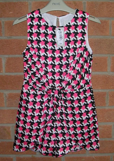 Tuta da salto nera rosa nuova con etichette River Island nuova con etichette età 8 128 cm NUOVA