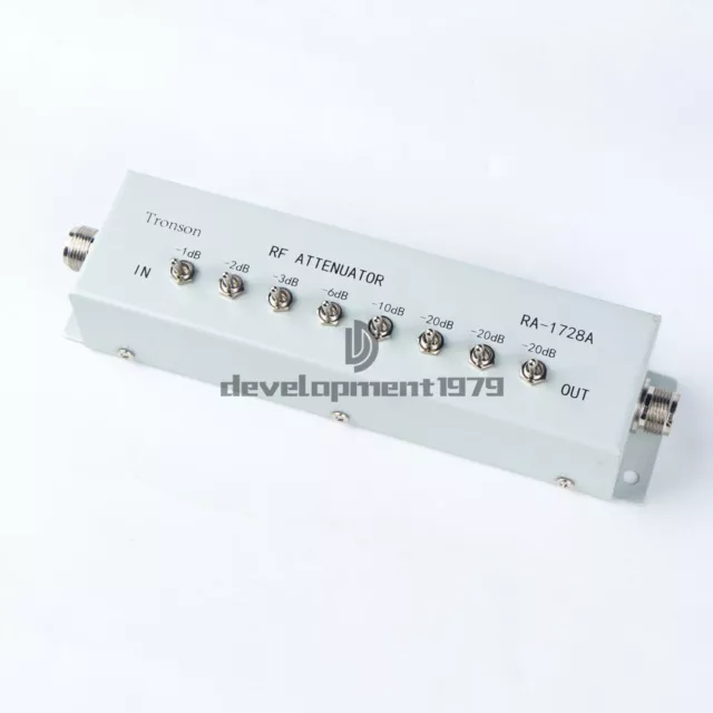 ONE NEW 0 - 82DB VARIABLE/ STEP ATTENUATOR 50 OHM for Ham Radio Transmitter