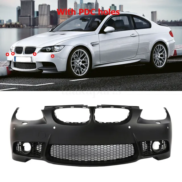 Front Bumper M3 Style W/PDC For BMW 3 Series E92 E93 2007-2010