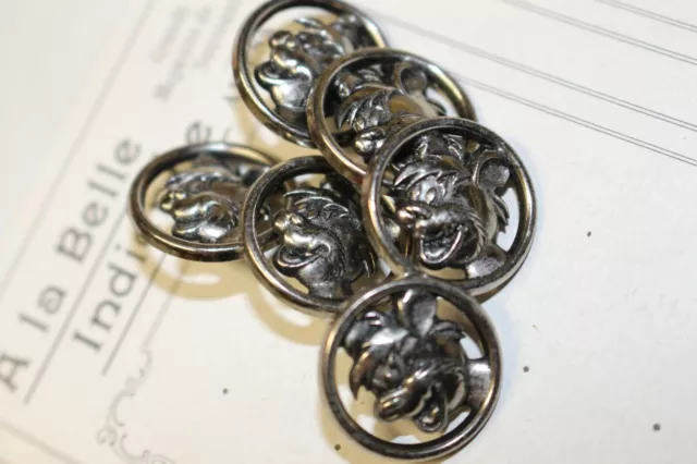 BOUTON ANCIEN COUTURE VINTAGE tête de souris