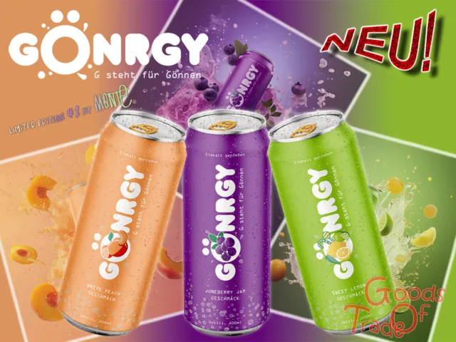 GÖNRGY - ENERGY DRINK / LIMITED EDITION #1 First by MONTE / incl. Pfand / NEU