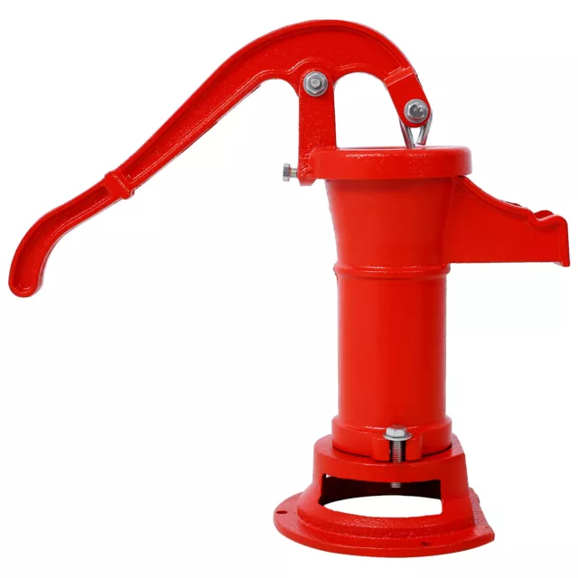 Hand Water Well Pump Pitcher Cast Iron for Yard Ponds Garden 25ft Lift Manual 2