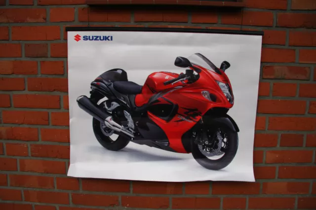 Suzuki GSX 1300 R Hayabusa  WVCK  Fahne  Plakat  Werbung original  ab 2008