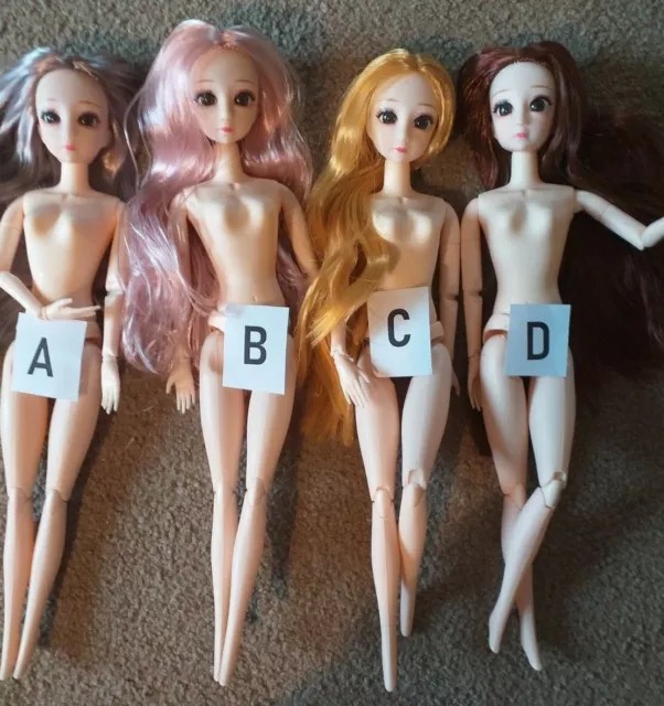 12 inch  (30.5 cm ) BJD FASHION DOLL WITH VARIOUS COLOURS OF EYES & HAIR