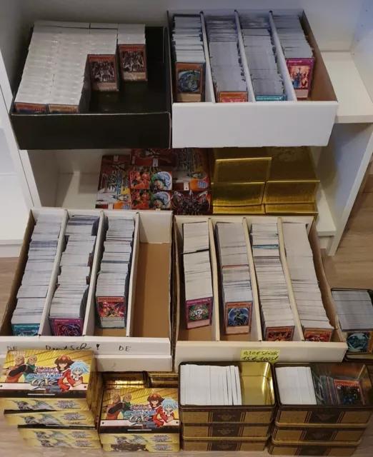 Yu-Gi-Oh! 500 Karten Sammlung! Near Mint Inklusive Leere Tin! Neu! Blitzversand! 2