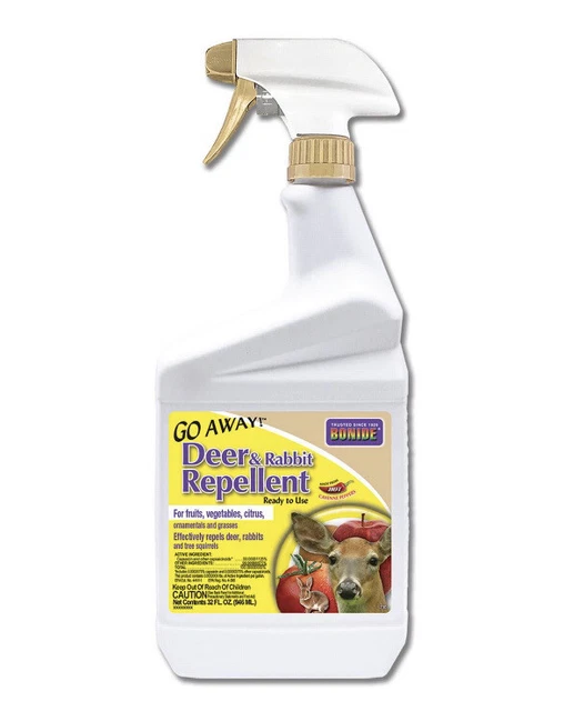 Bonide Go Away! 32 oz Hot Pepper Wax Deer & Rabbit Repellent Ready-to-Use Spray