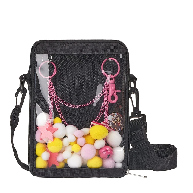 Ita Bag DIY Clear Crossbody Bag Shoulder Messenger Bag Purse Anime Satchels