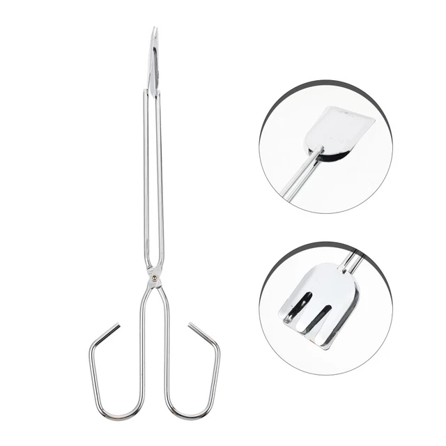 3 pz pinze antracite griglia a carbone rastrello pinza da cucina ferro per torta di mais