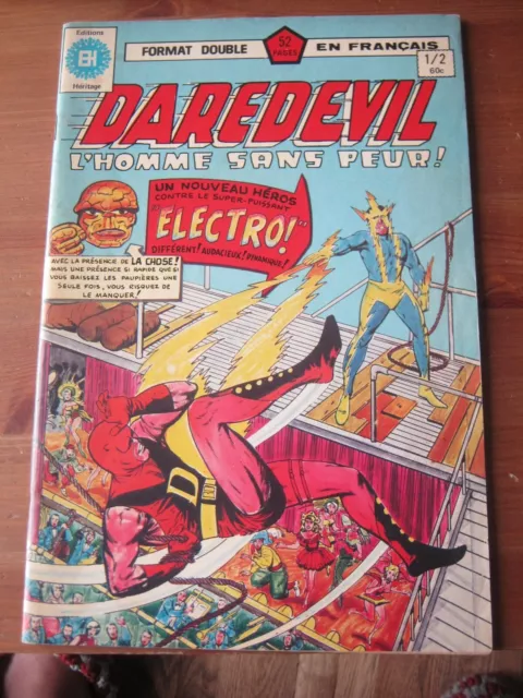 Daredevil #1 & #2 Héritage French Edition Marvel 1979 Hard To Find HTF    ZCO3